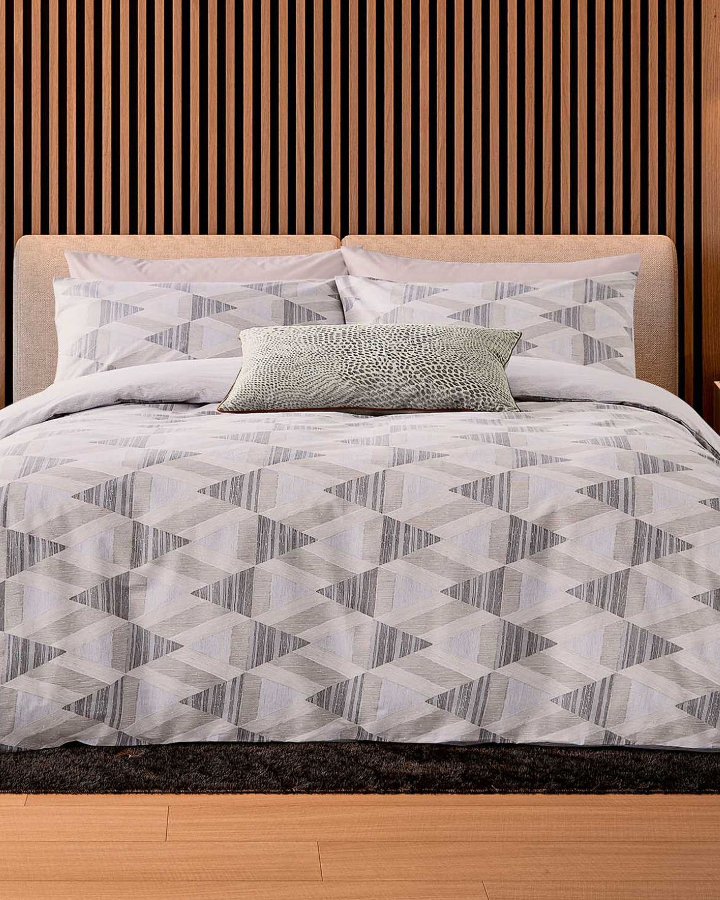 Nalu by Nicole Scherzinger "Pohaku" Duvet Cover Set in Stone