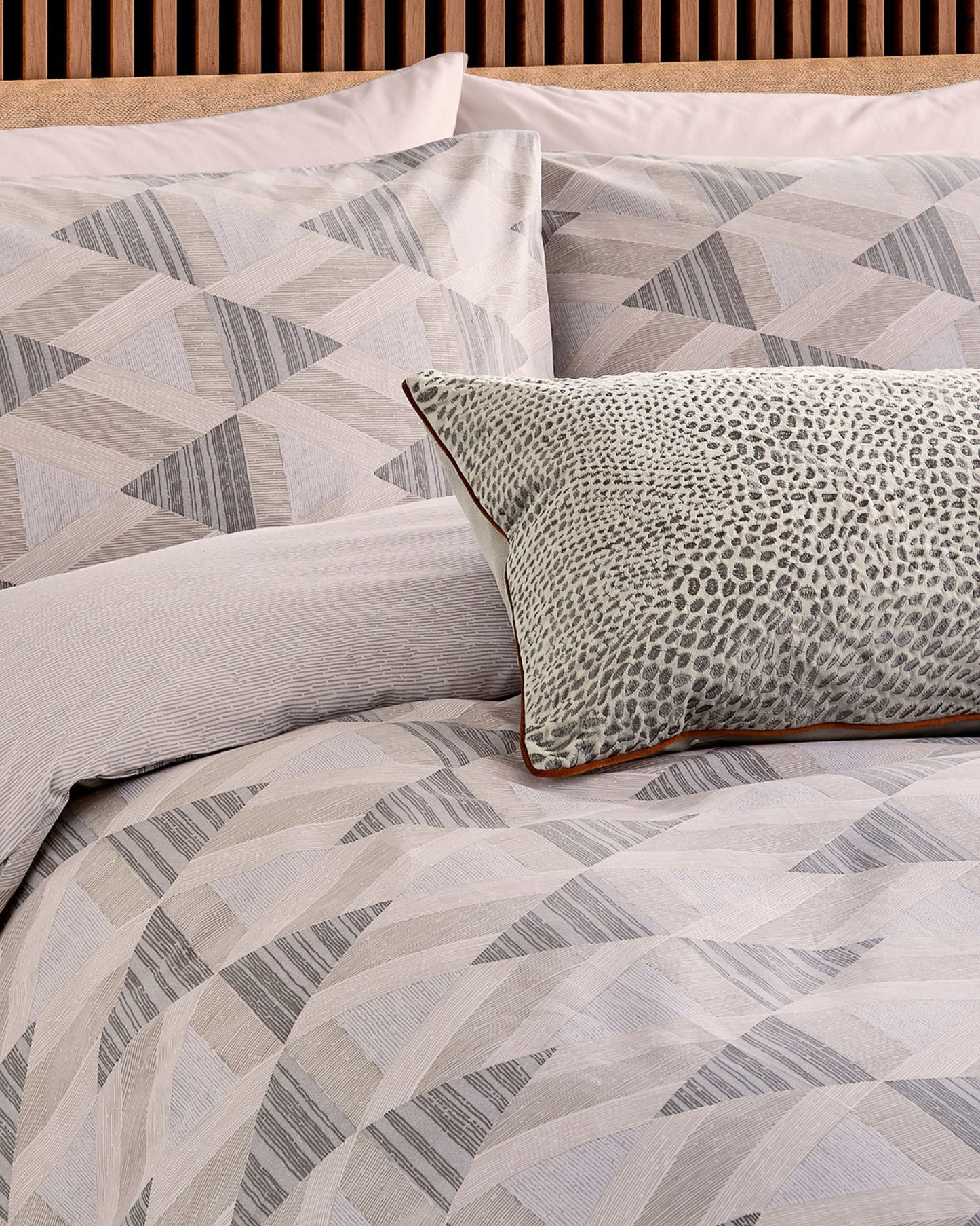 Nalu by Nicole Scherzinger "Pohaku" Duvet Cover Set in Stone