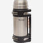 Nessan Stainless Steel Vacuum Flask - 1500ml | Large Capacity Double-Wall Insulated Flask for Hot & Cold Beverages | Durable Silver & Black