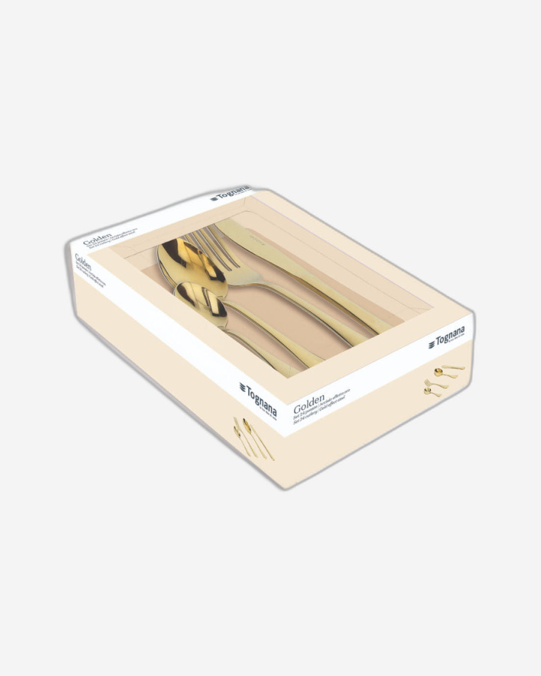 Tognana Cutlery Set 24Pc Antony Golden
