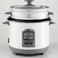 Kenwood 2-in-1 Rice Cooker 0.6L 3-Cup with Steamer Basket, Non-Stick Pot, RCM06.000WH, White (ESMA Certfied)
