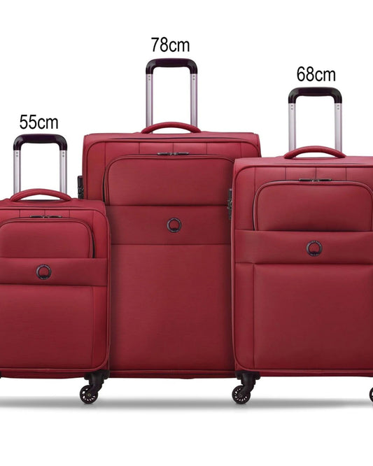 Delsey Paris Cuzco 3 Piece Luggage Set 55+68+78Cm