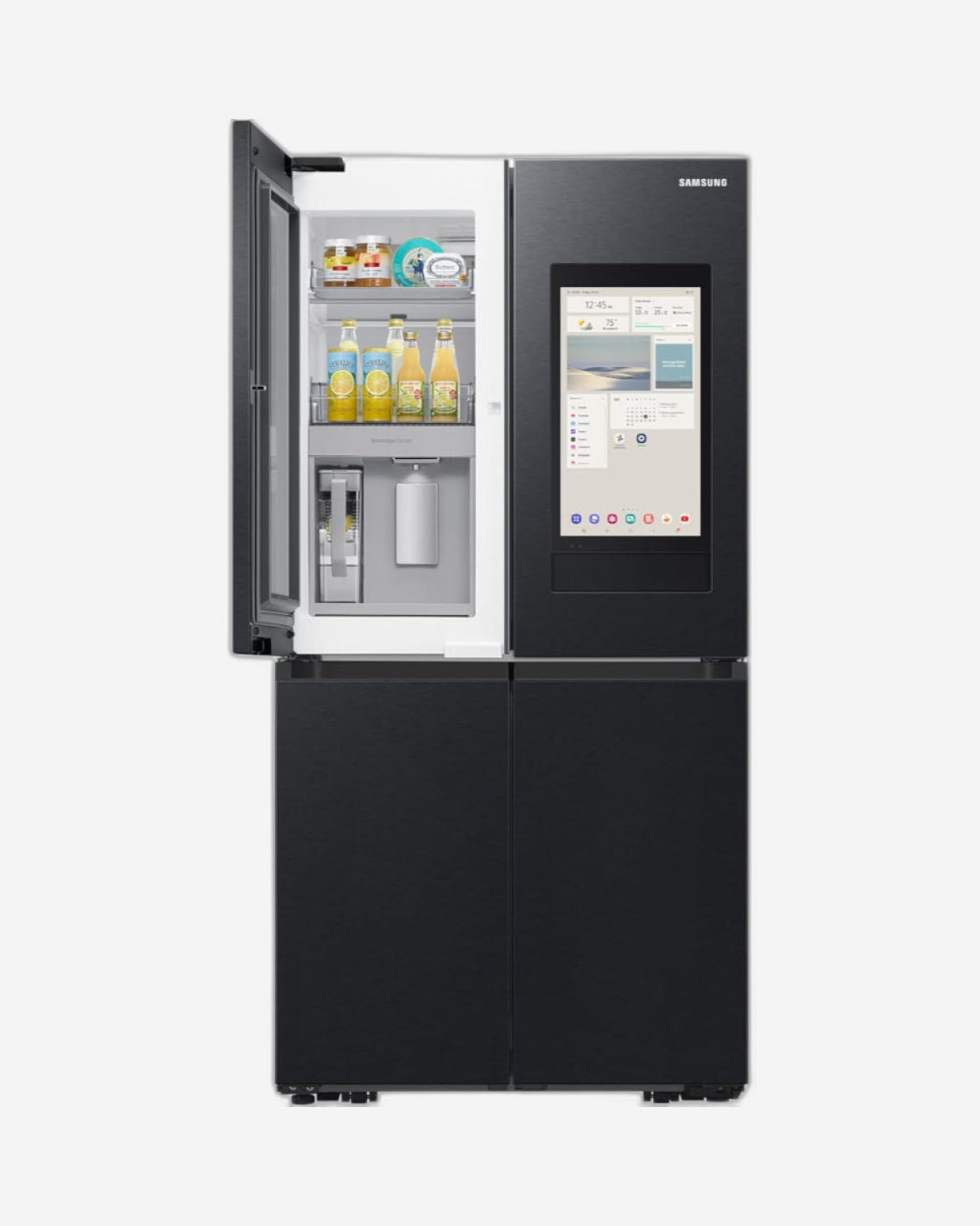 Samsung 809L Gross / 702L Net T-Style French Door Refrigerator with 21.5" Family Hub Screen (UAE Version), All-Around Cooling – RF71DG9H0EB1AE (Milano Water Purifier Free)