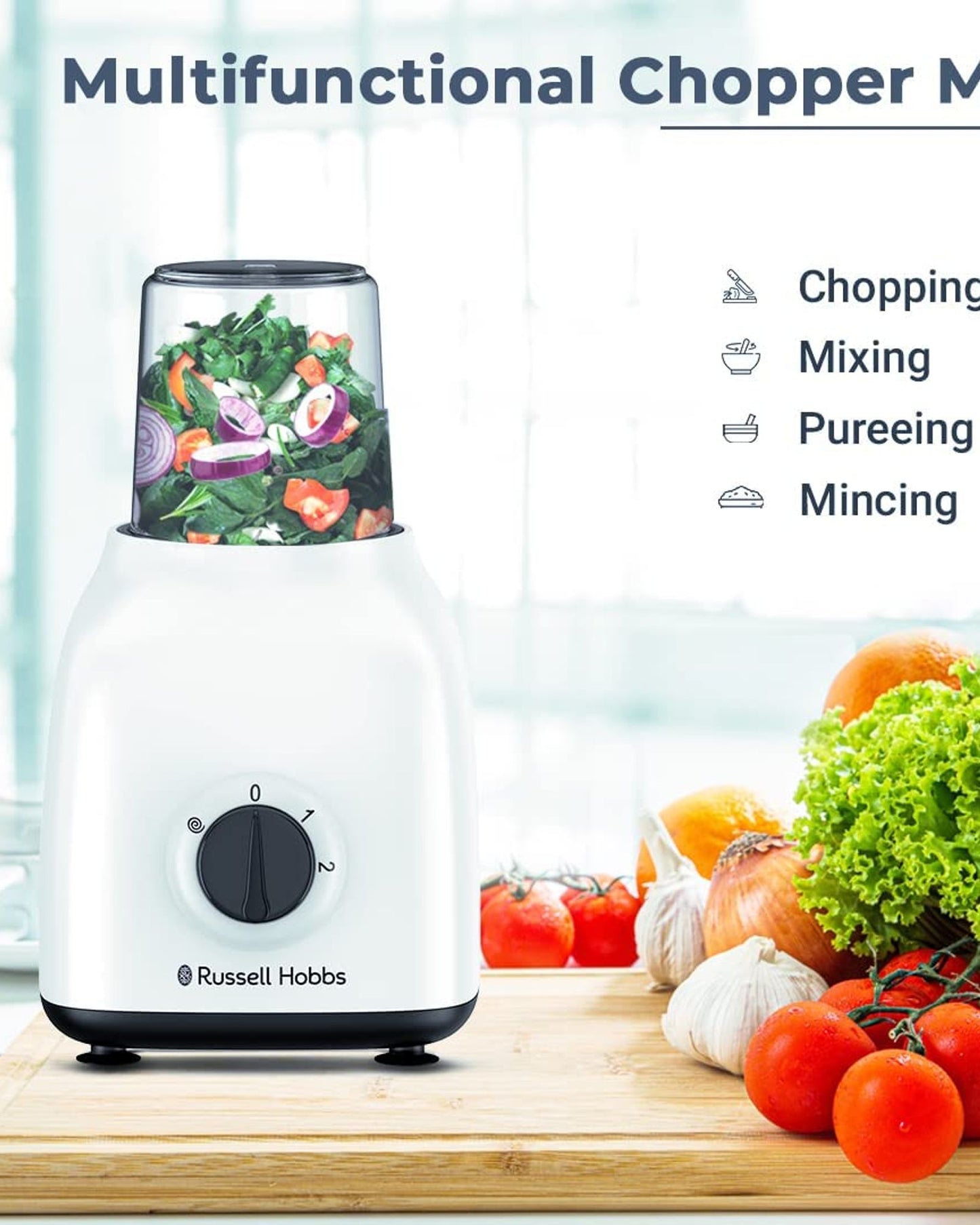 Russell Hobbs Blender with Mill and 2 Mills