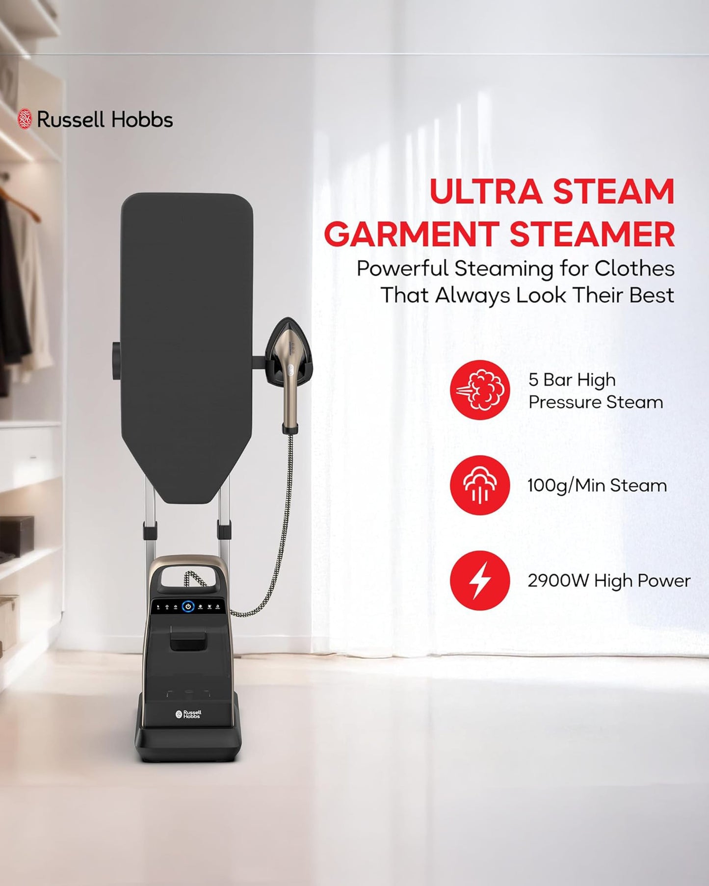 Russell Hobbs GS103 Professional Steam Generator Iron 2900W Beige