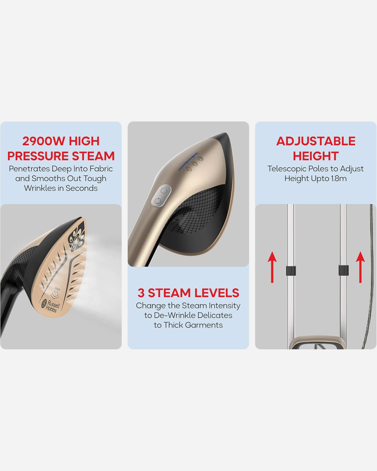 Russell Hobbs GS103 Professional Steam Generator Iron 2900W Beige