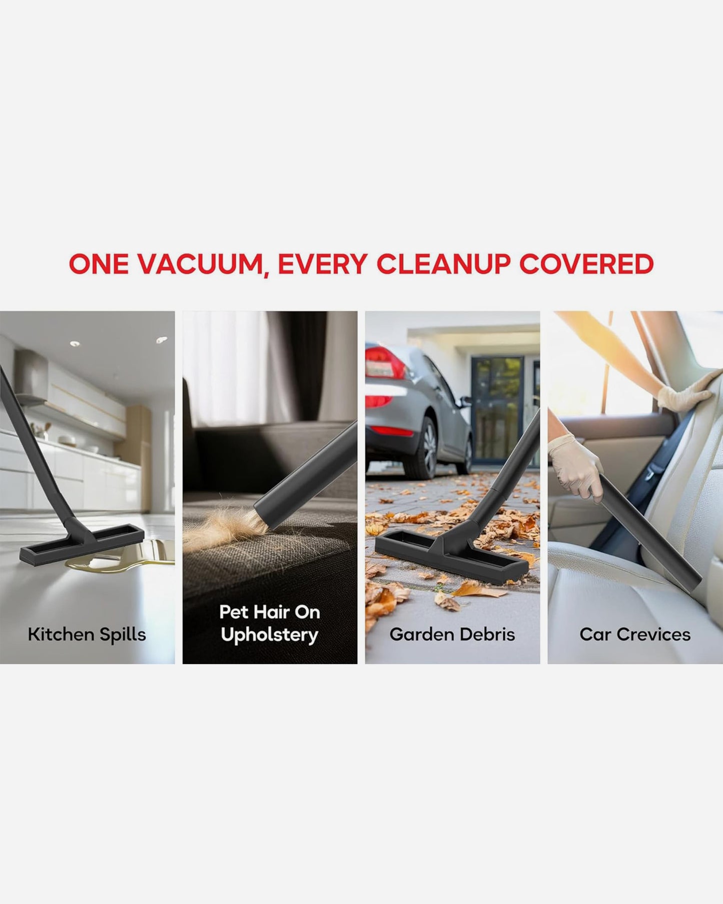 Russell Hobbs K411F Wet Dry Vacuum Cleaner 1200W, 20L