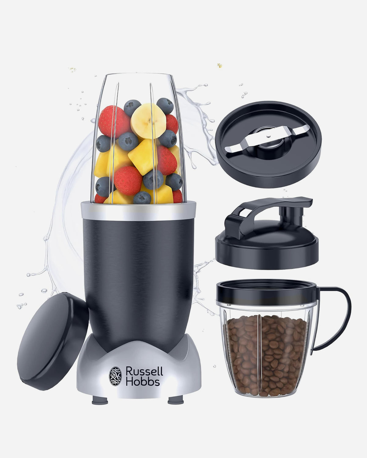 Russell Hobbs 900 Watts All in One Multi-Function High Speed Blender Black NBL02