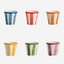 Zafferano Lido Righe Small Cup Assorted Color