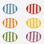 Zafferano Lido Righe Small Plate Assorted Color