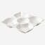 Shallow 5-Compartment Porcelain Serving Platter
