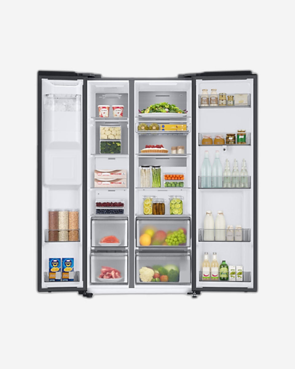 Samsung Side by Side Refrigerator with Family Hub 591L