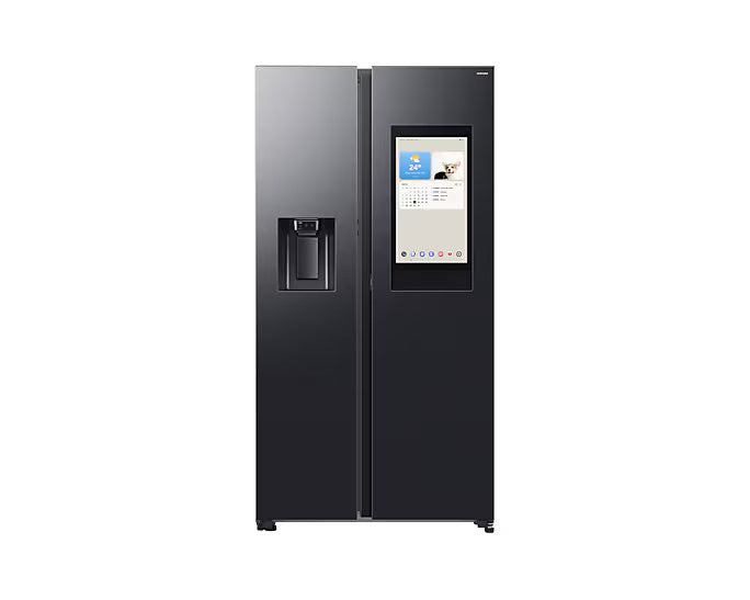 Samsung Bespoke AI 591L Refrigerator Side By Side with Family Hub, RS90F66B1FAE