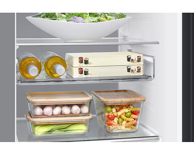 Samsung Bespoke AI 591L Side-by-Side Refrigerator with Family Hub Screen, SpaceMax Technology – RS90F66B1FAE (Milano Water Purifier Free)