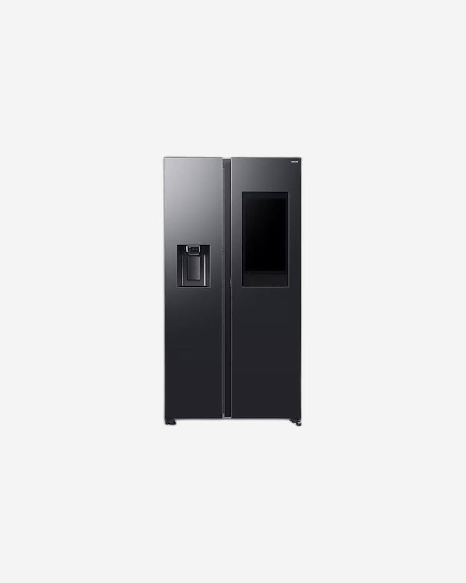 Samsung Bespoke AI 591L Side-by-Side Refrigerator with Family Hub Screen, SpaceMax Technology – RS90F66B1FAE (Milano Water Purifier Free)