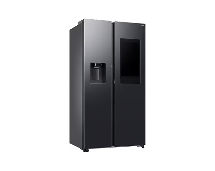 Samsung Bespoke AI 591L Side-by-Side Refrigerator with Family Hub Screen, SpaceMax Technology – RS90F66B1FAE (Milano Water Purifier Free)
