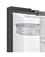 Samsung Bespoke AI 591L Side-by-Side Refrigerator with Family Hub Screen, SpaceMax Technology – RS90F66B1FAE (Milano Water Purifier Free)