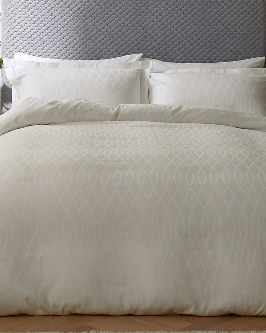 Bedeck of Belfast "Ravello" Duvet Cover Set in Chalk