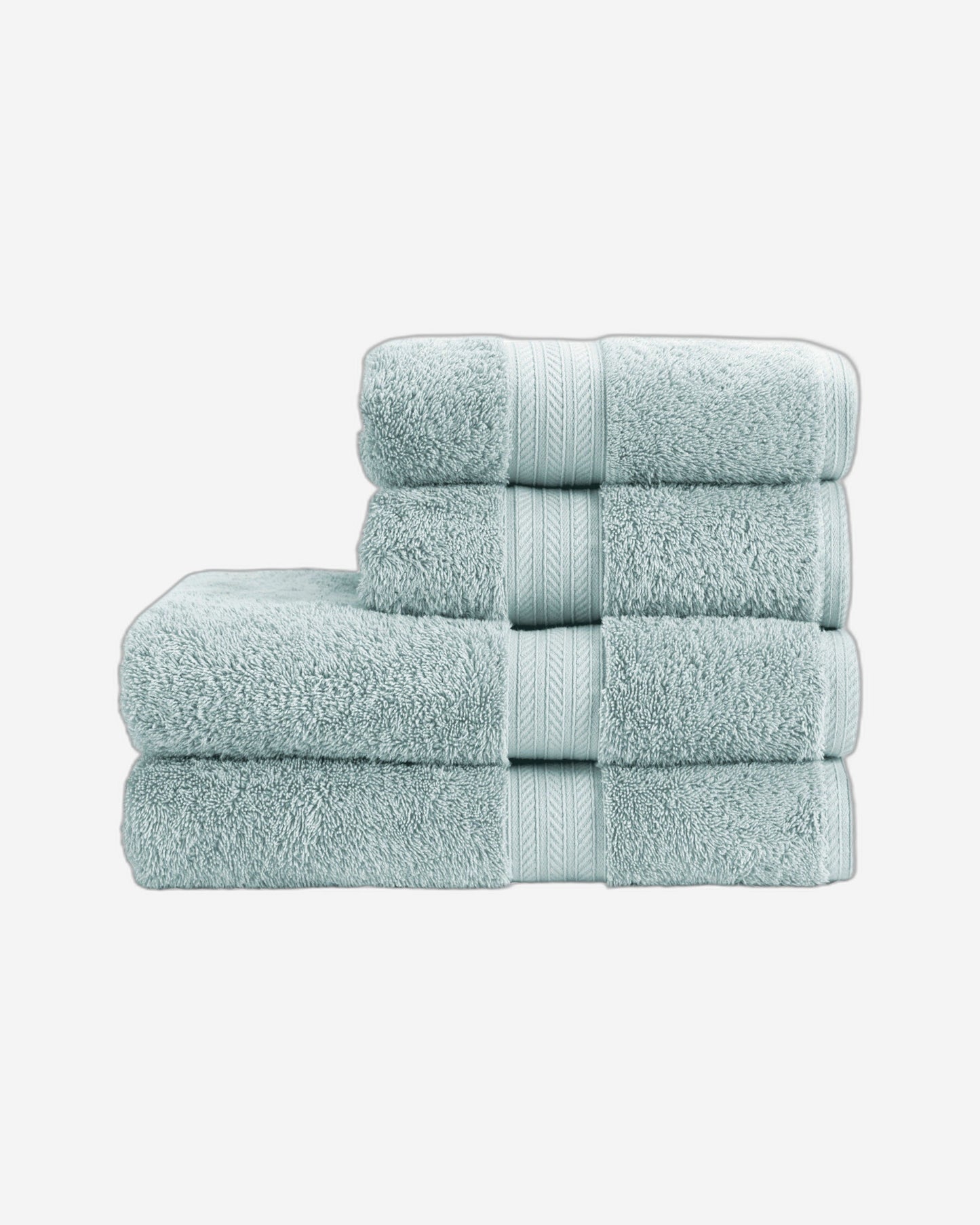 Christy "Renaissance" Egyptian Cotton Bath Towels Collection in Eggshell Blue