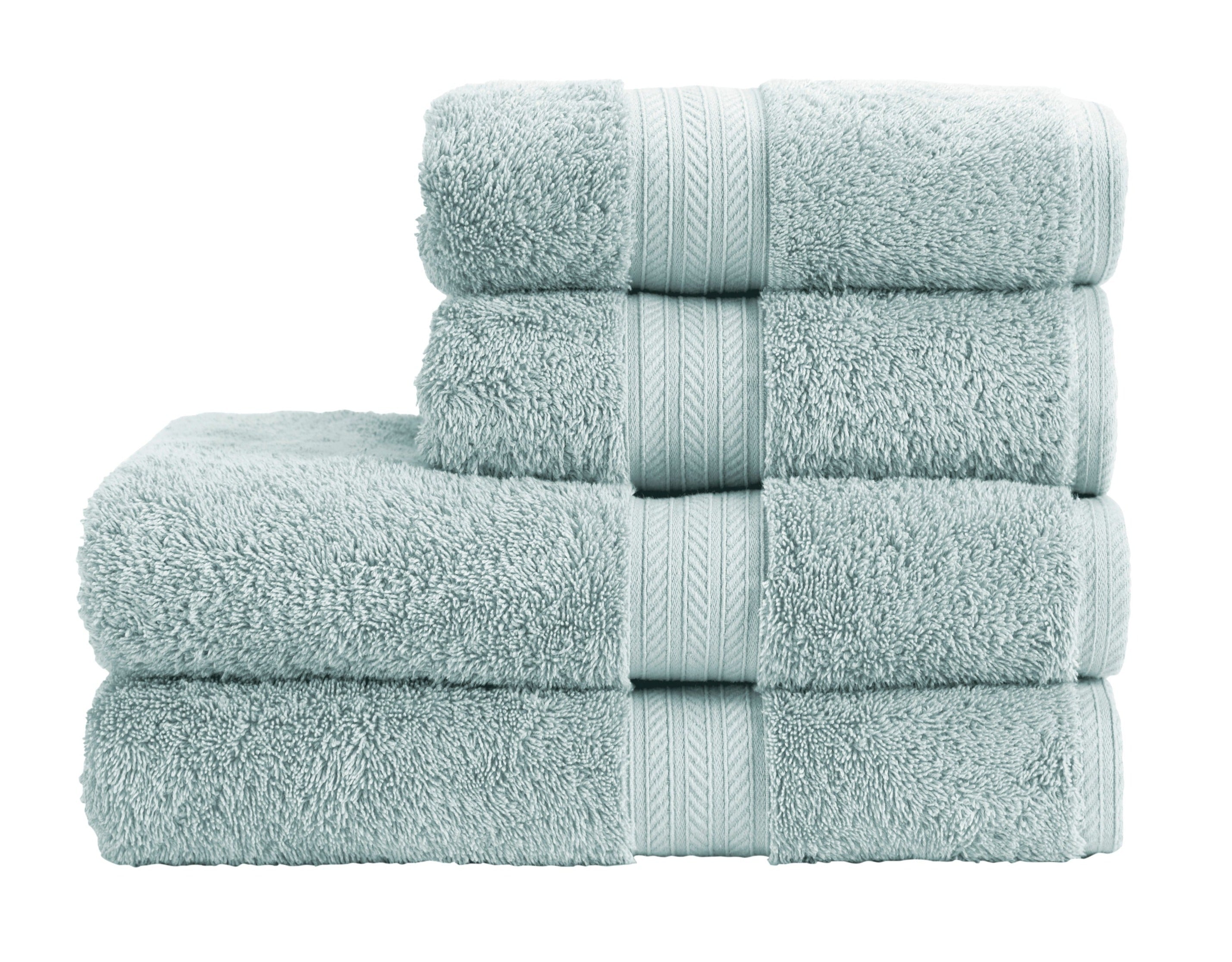 Christy "Renaissance" Egyptian Cotton Bath Towels Collection in Eggshell Blue