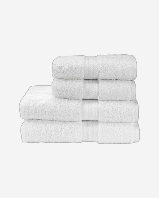 Christy "Renaissance" Egyptian Cotton Bath Towels Collection in White