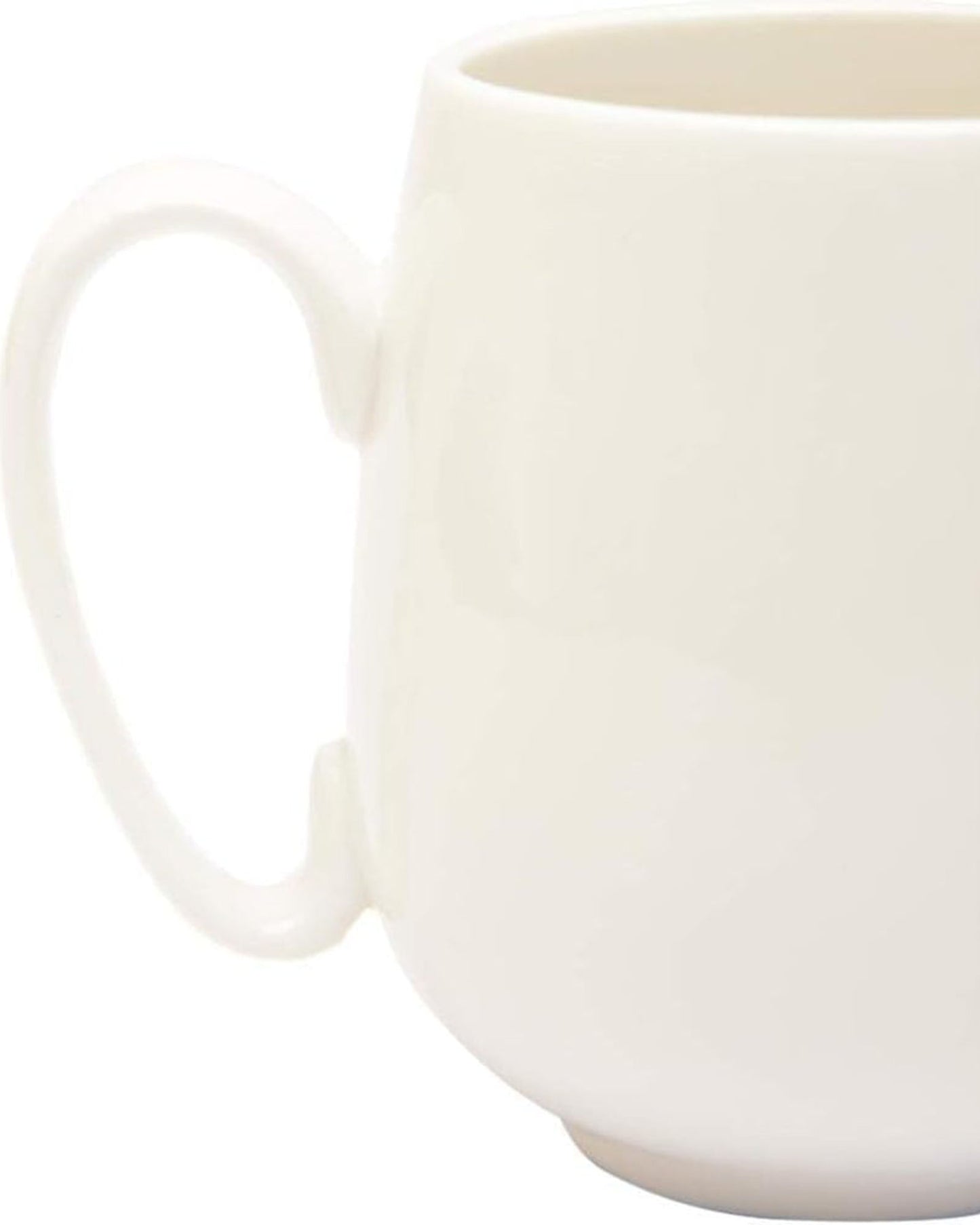Shallow Cup and Saucer Set, 12 Pieces, 90 ml, White, Bone China – Elegant Tea Cups with Saucers for Tea Parties and Everyday Use