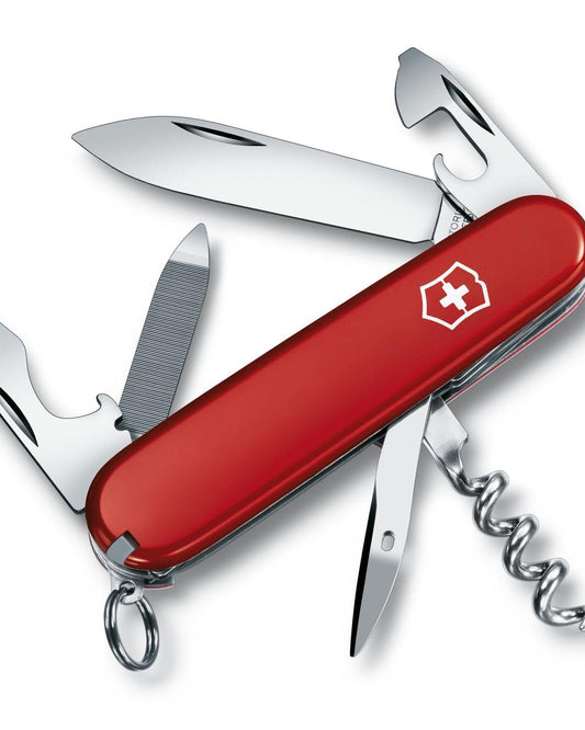 Victorinox Swiss Army Knife Sportman 84mm Red With 13 Functions - 0.3803/B1