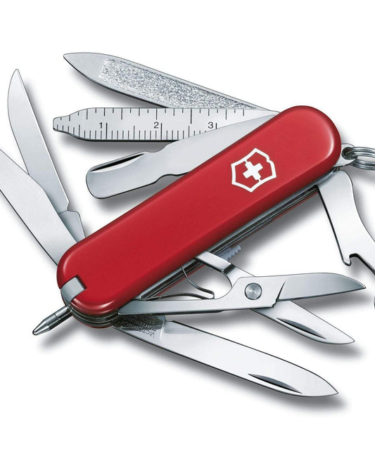 Victorinox Swiss Army Knife Knife Minichamp 58mm Red With 18 Functions - 0.6385