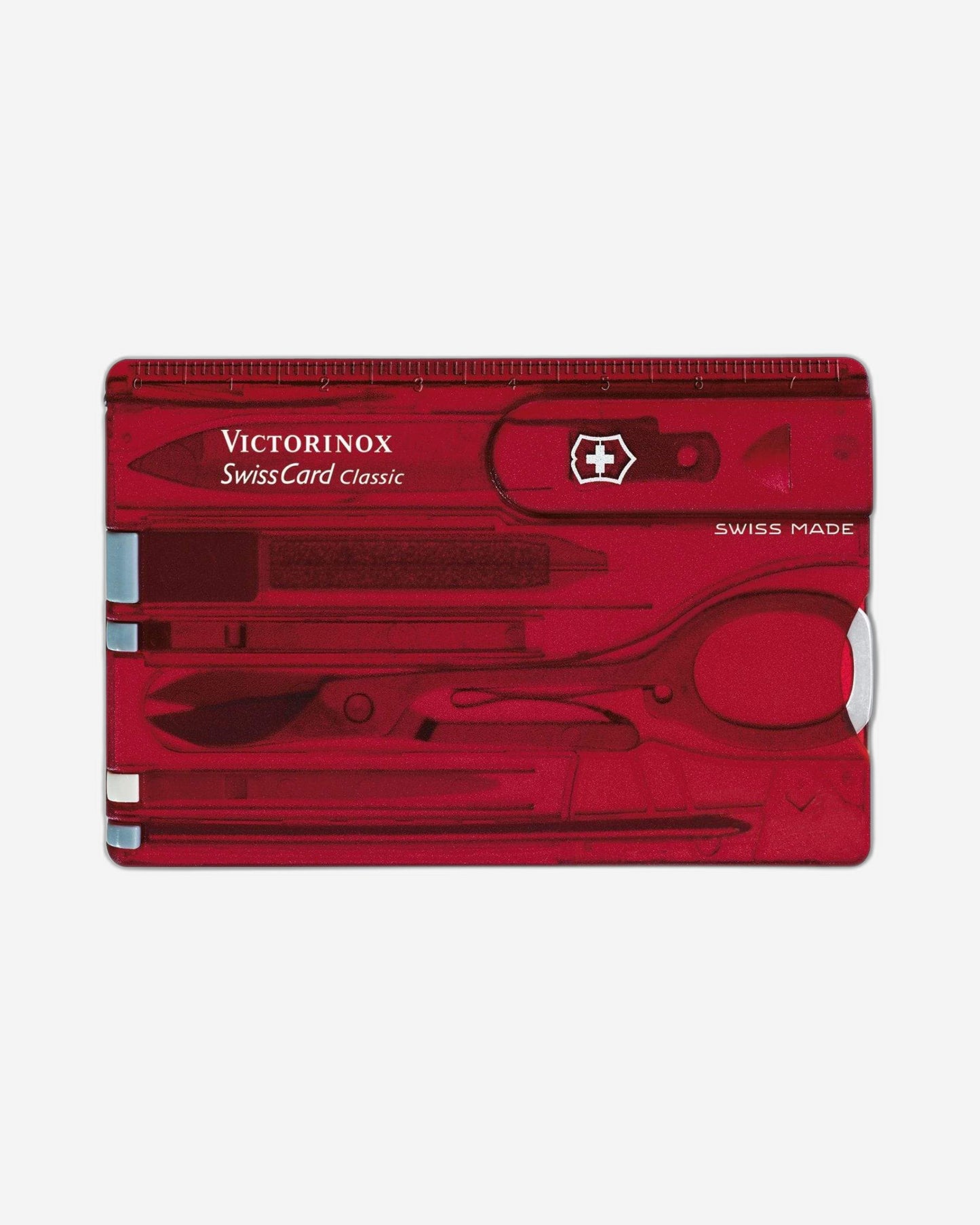 Victorinox Swiss Army Knife Swisscard Classic 82mm Red With 9 Functions - 0.7100.T