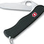 Victorinox Swiss Army Knife 111mm Lockblade Knife Sentinel Clip One Hand Non-Wavy Black With 5 Functions - 0.8416.M3