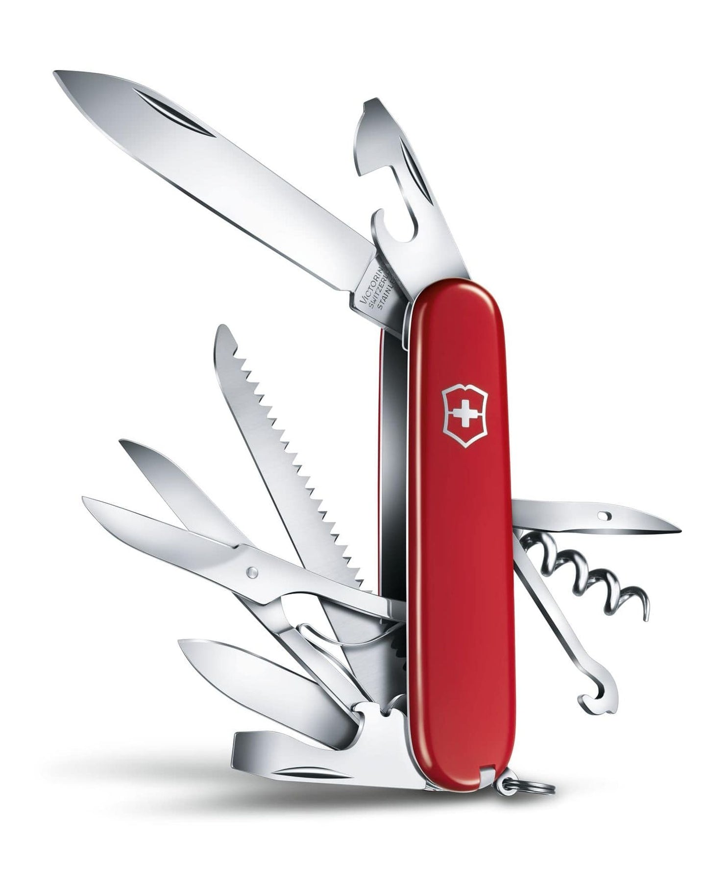 Victorinox Swiss Army Knife Huntsman 91mm Red With 15 Functions - 1.3713/B1