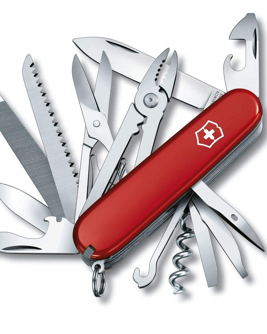 Victorinox Swiss Army Knife Handyman 91mm Red With 24 Functions - 1.3773