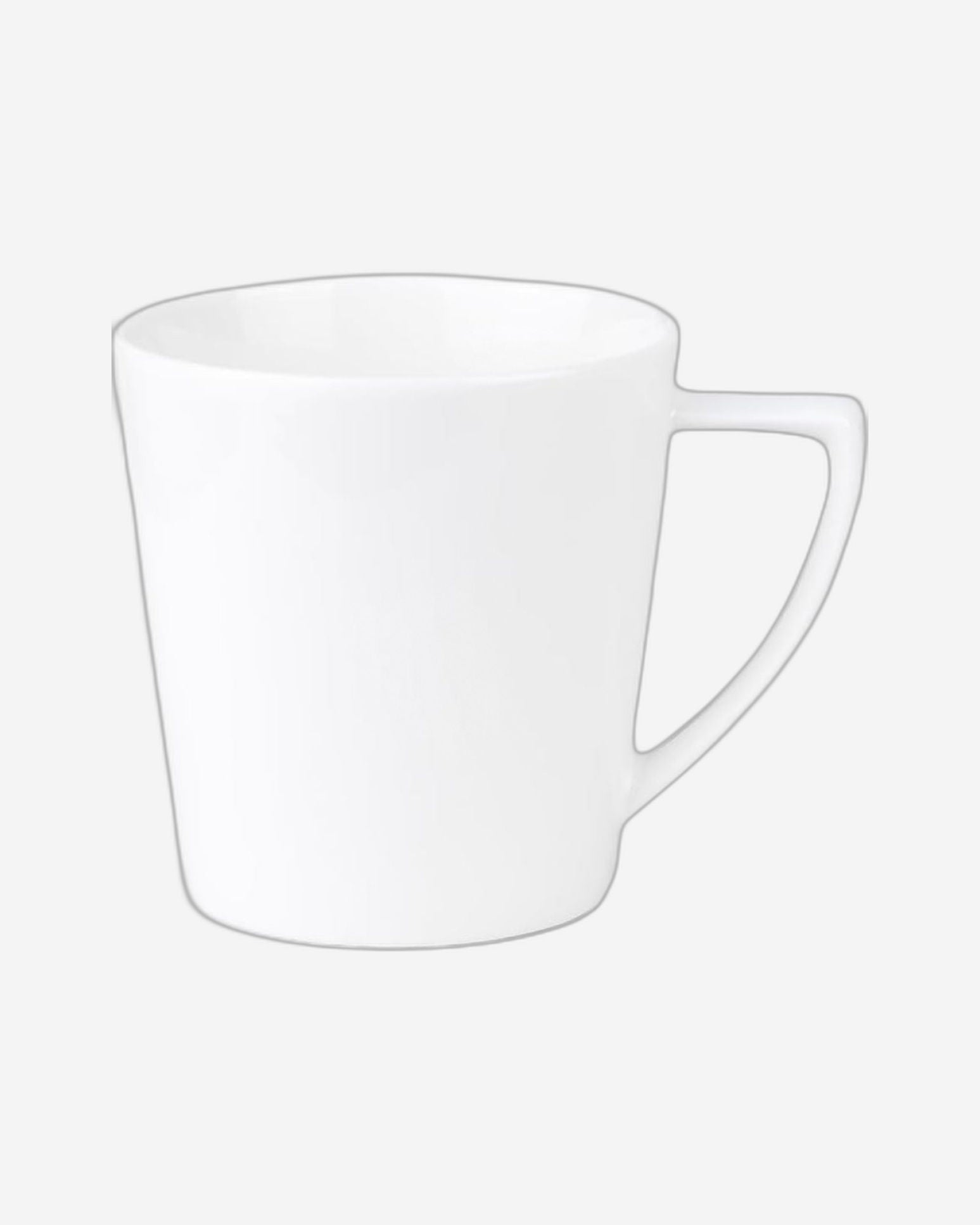 Cuisine Art Aden Bone China Dinner Set for Every Meals - White 16 Pieces | 4 Dinner Plates (Dia 25.3cm) 4 Side Plates, 4 Bowls (Dia14.5xH1.8cm) 4 Mugs | Elegant Plates for Everyday Dining