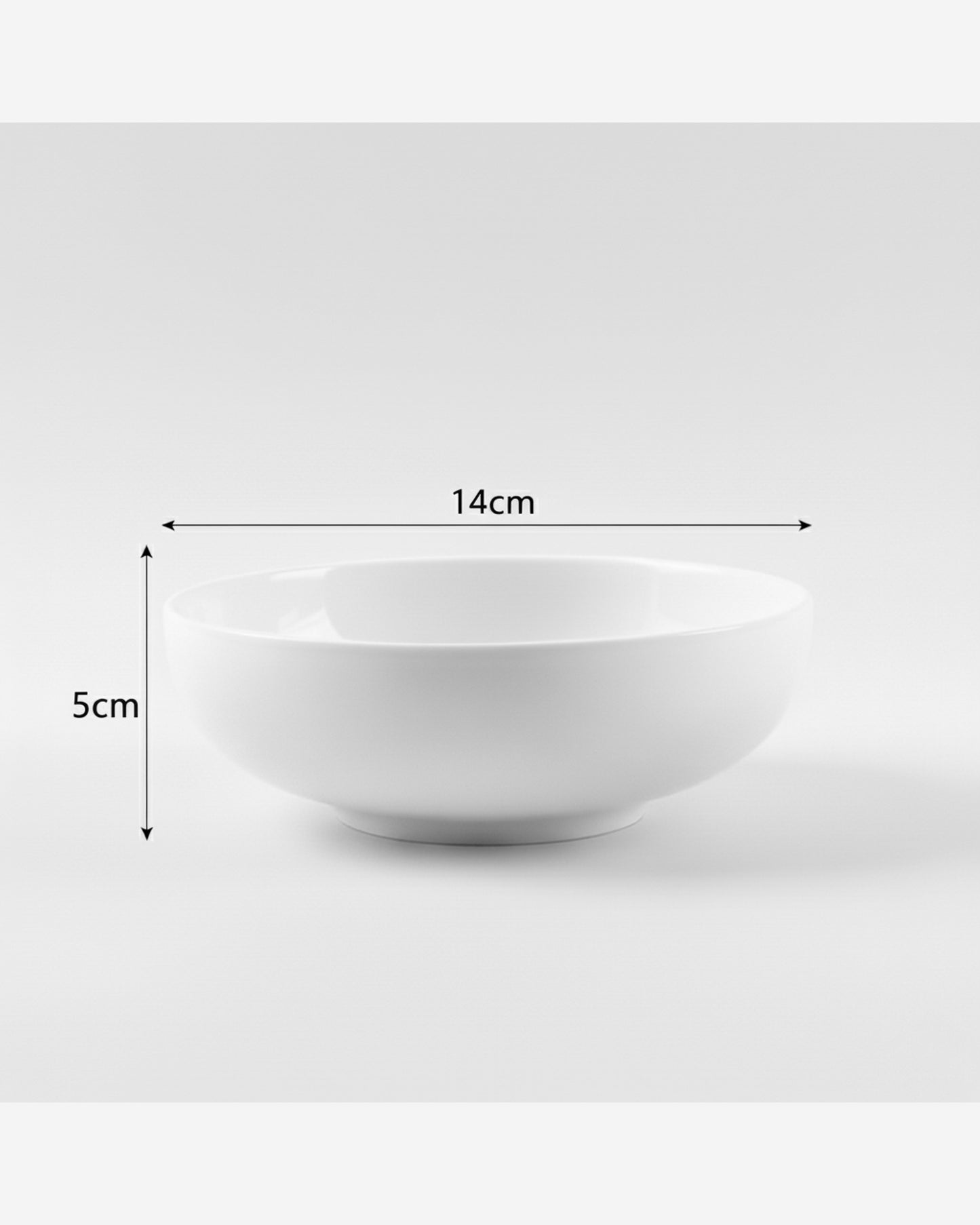 Cuisine Art Bone China Bowl Set 5.5Inch 6Pc