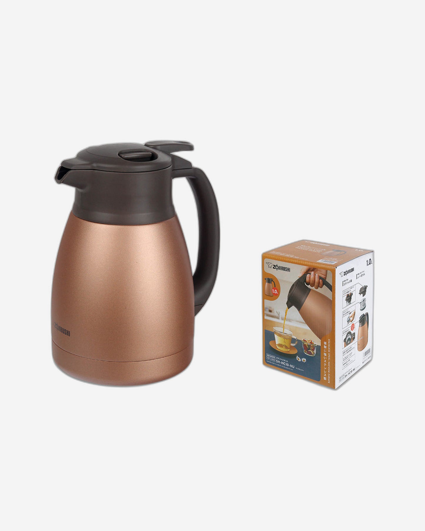 Zojirushi  Handy Pot 1L Matte Copper