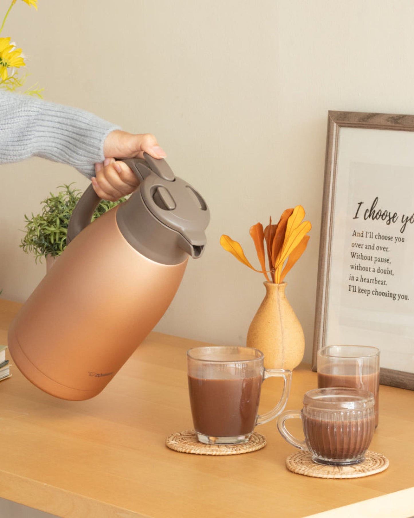 Zojirushi  Handy Pot 1.5L Matte Copper