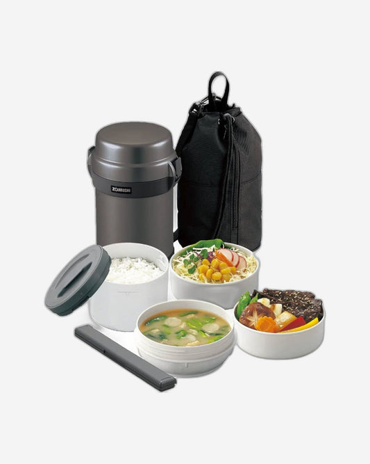 Zojirushi 1.23L With Baggun Metallic Lunch Jar