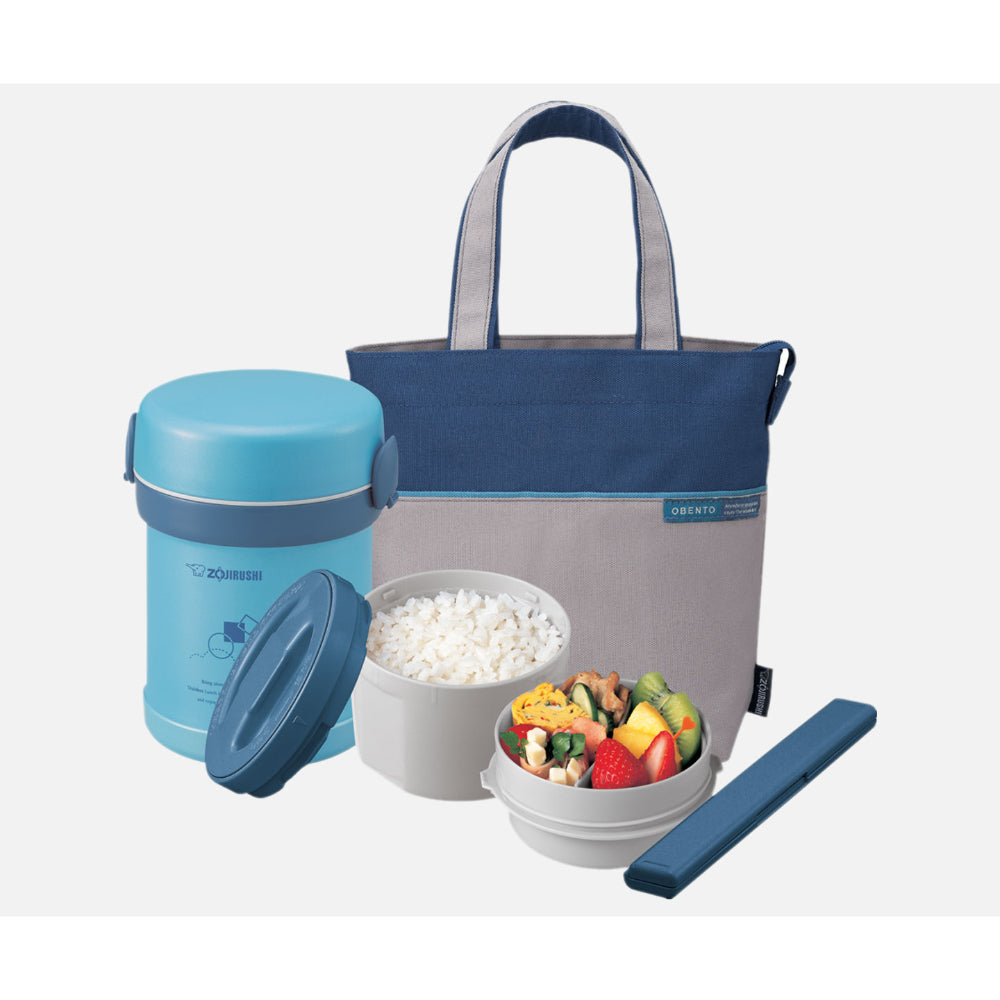 Zojirushi 0.63L Aqua Blue Vacuum Lunch Jar