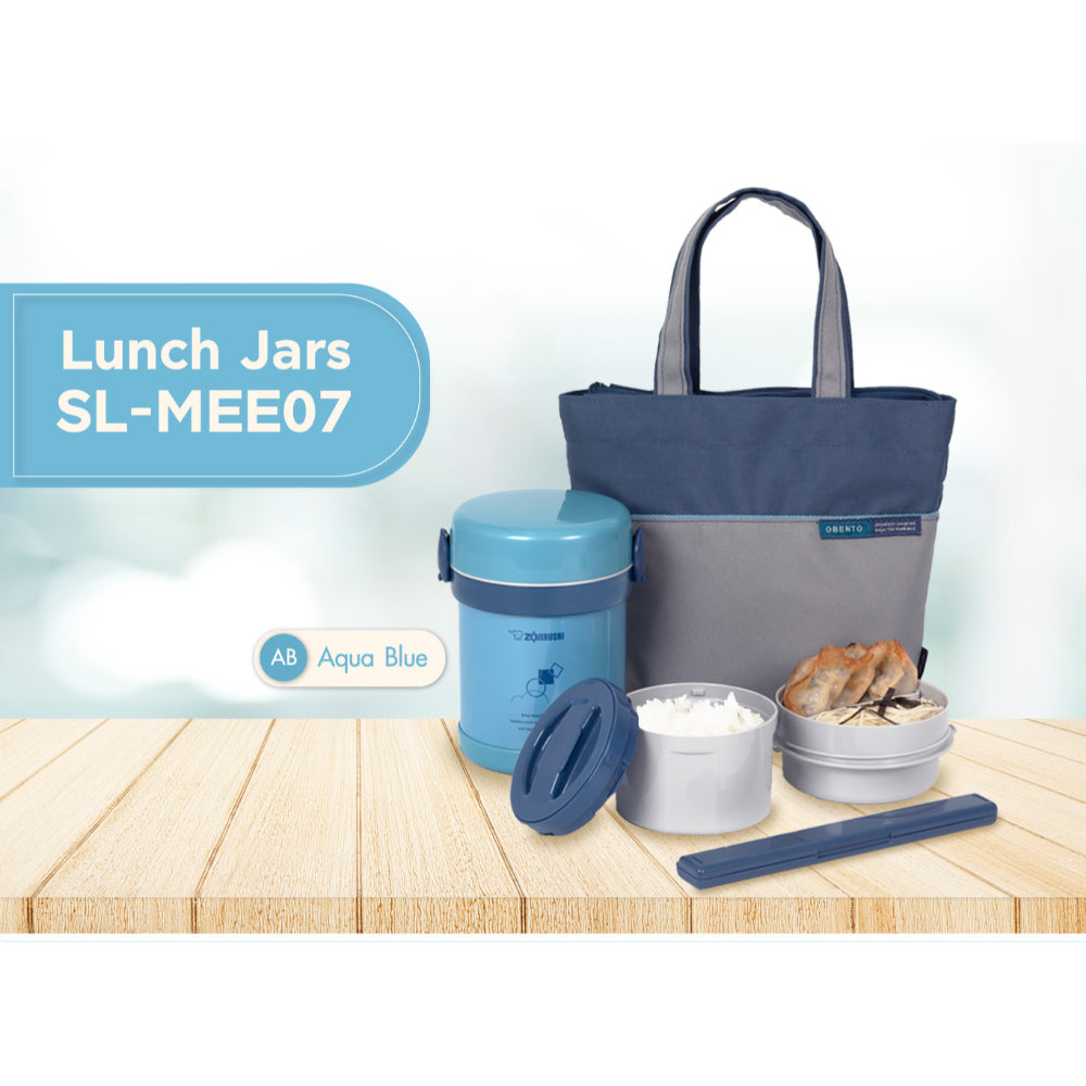 Zojirushi 0.63L Aqua Blue Vacuum Lunch Jar