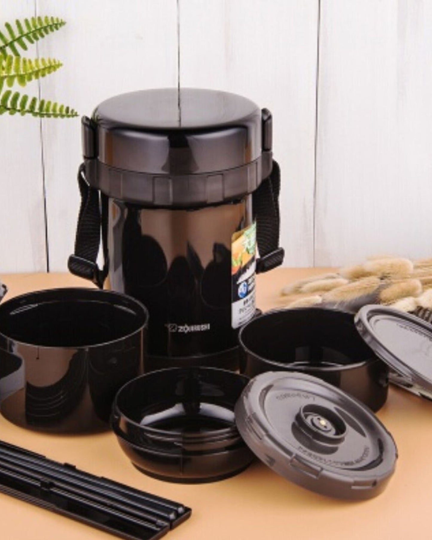 Zojirushi 1.47L Black Lunch Jar