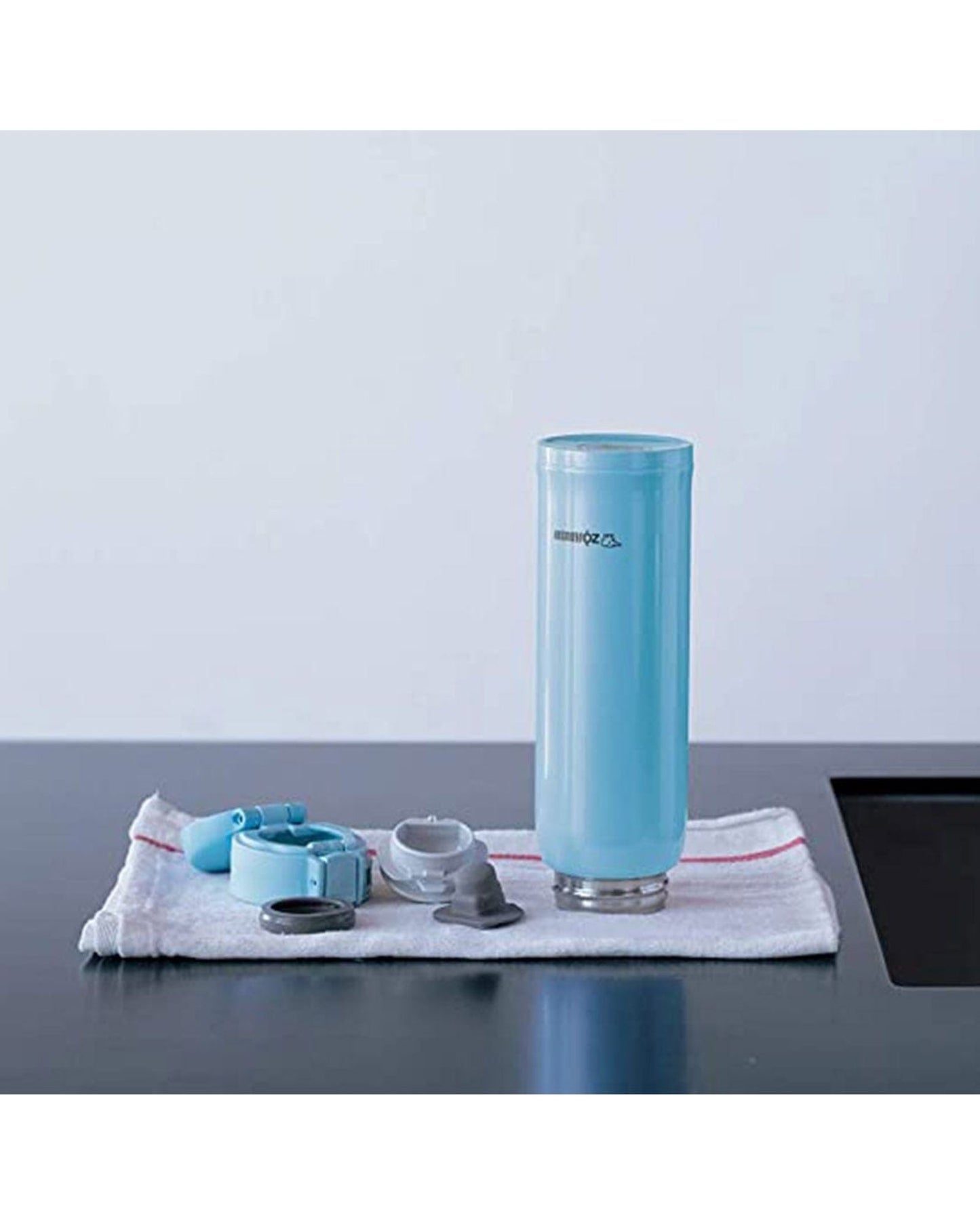 Zojirushi Stainless Steel Vacuum Insulated Mug, 12-Ounce, Light Blue