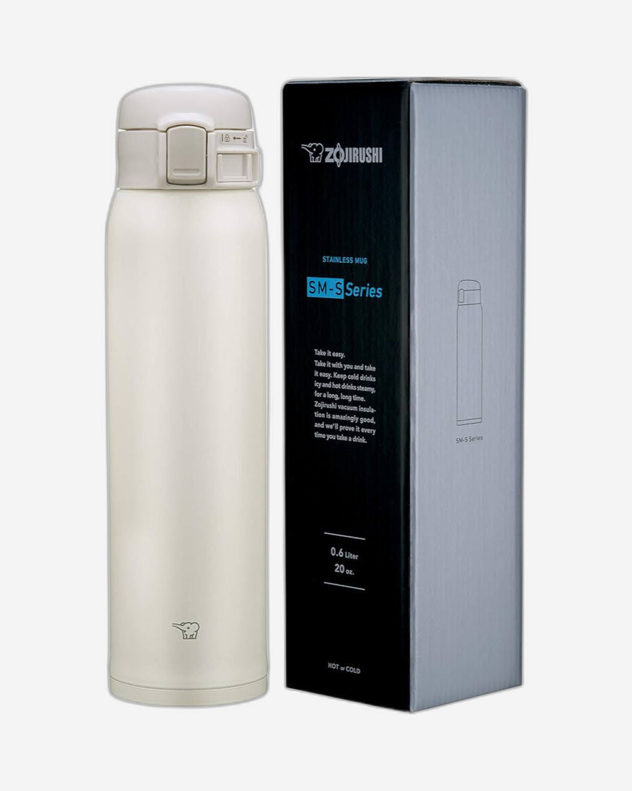 Zojirushi  Vacuum Bottle 0.60L - White