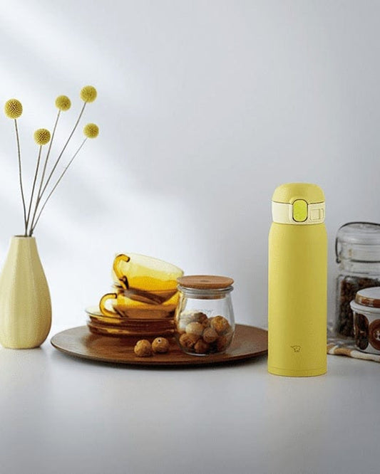Zojirushi Stainless Steel Vacuum Bottle 0.48L - Lemon