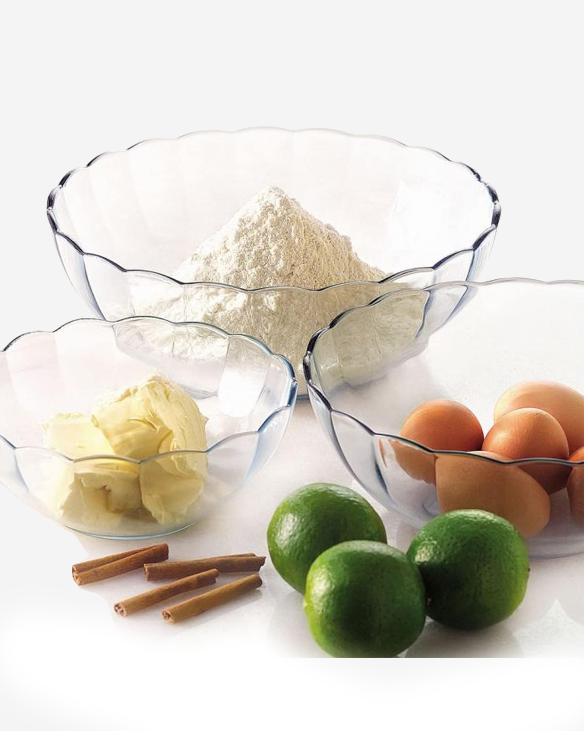 Marinex Glass Bowl Bella, Heat-Resistant, 1L