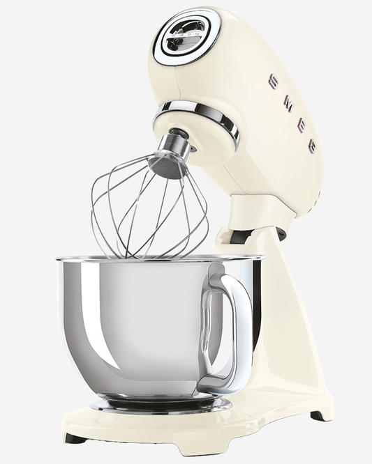 SMEG Stand Mixer with Stainless Steel Bowl  Cream
