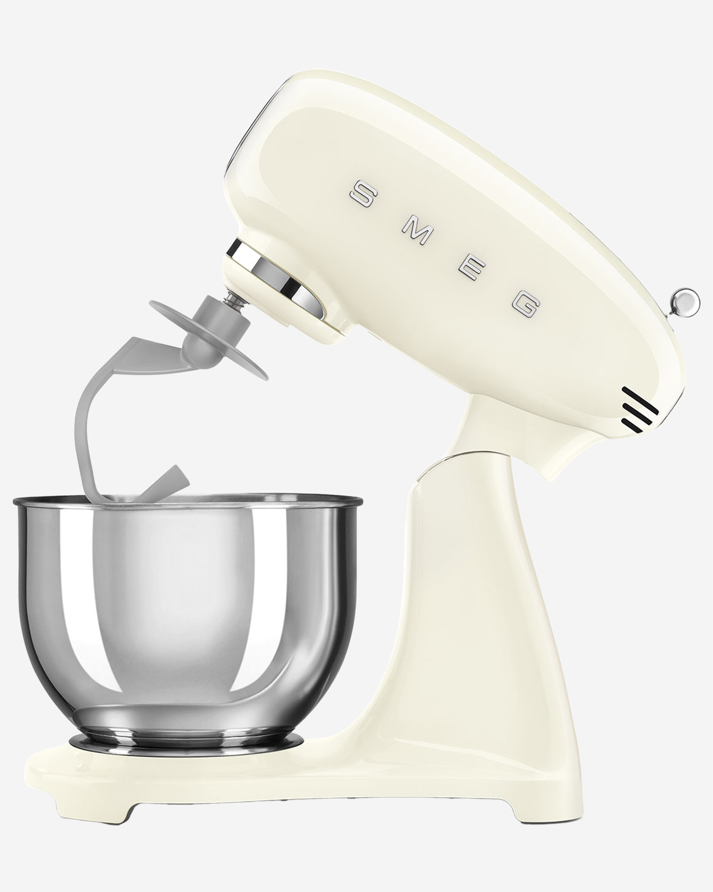 SMEG Stand Mixer with Stainless Steel Bowl  Cream
