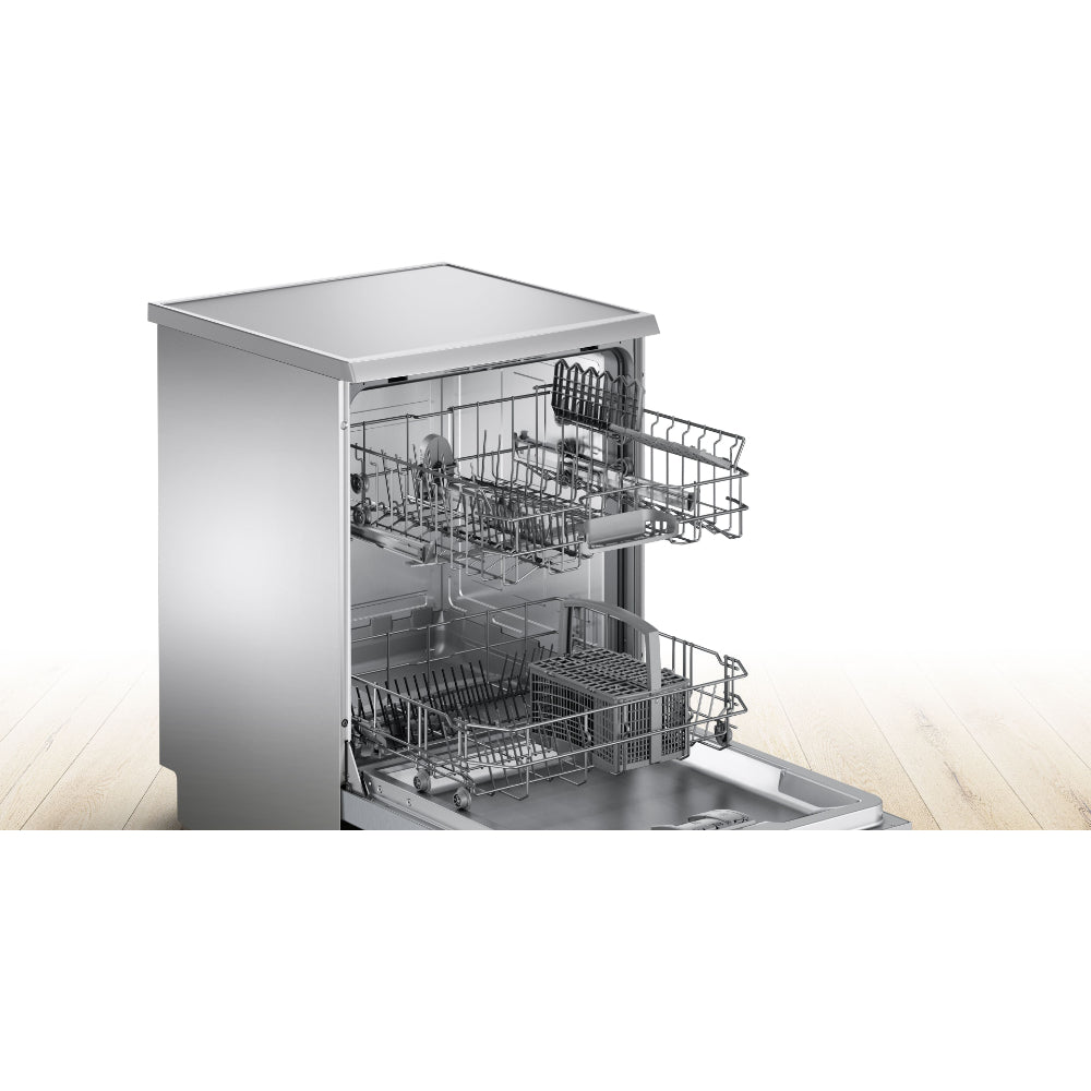 Bosch Series 4 Free-standing Dishwasher, 60 cm, Brushed steel anti-fingerprint SMS46DI00M
