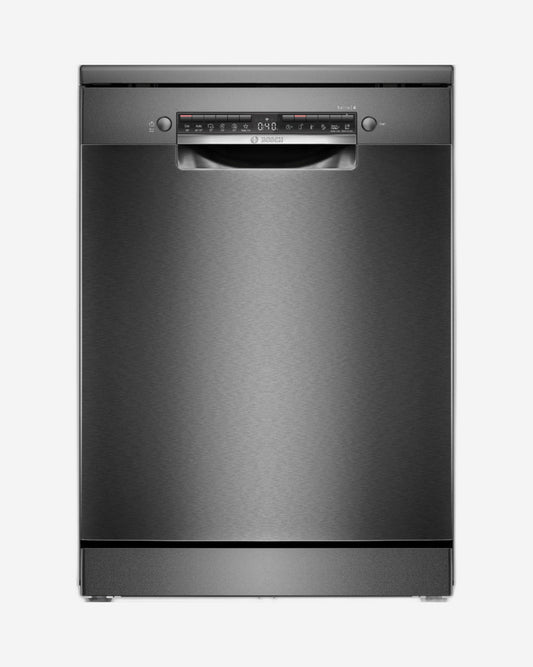 Bosch Series 4, free-standing dishwasher,60 cm - SMS4HMC00M Black inox
