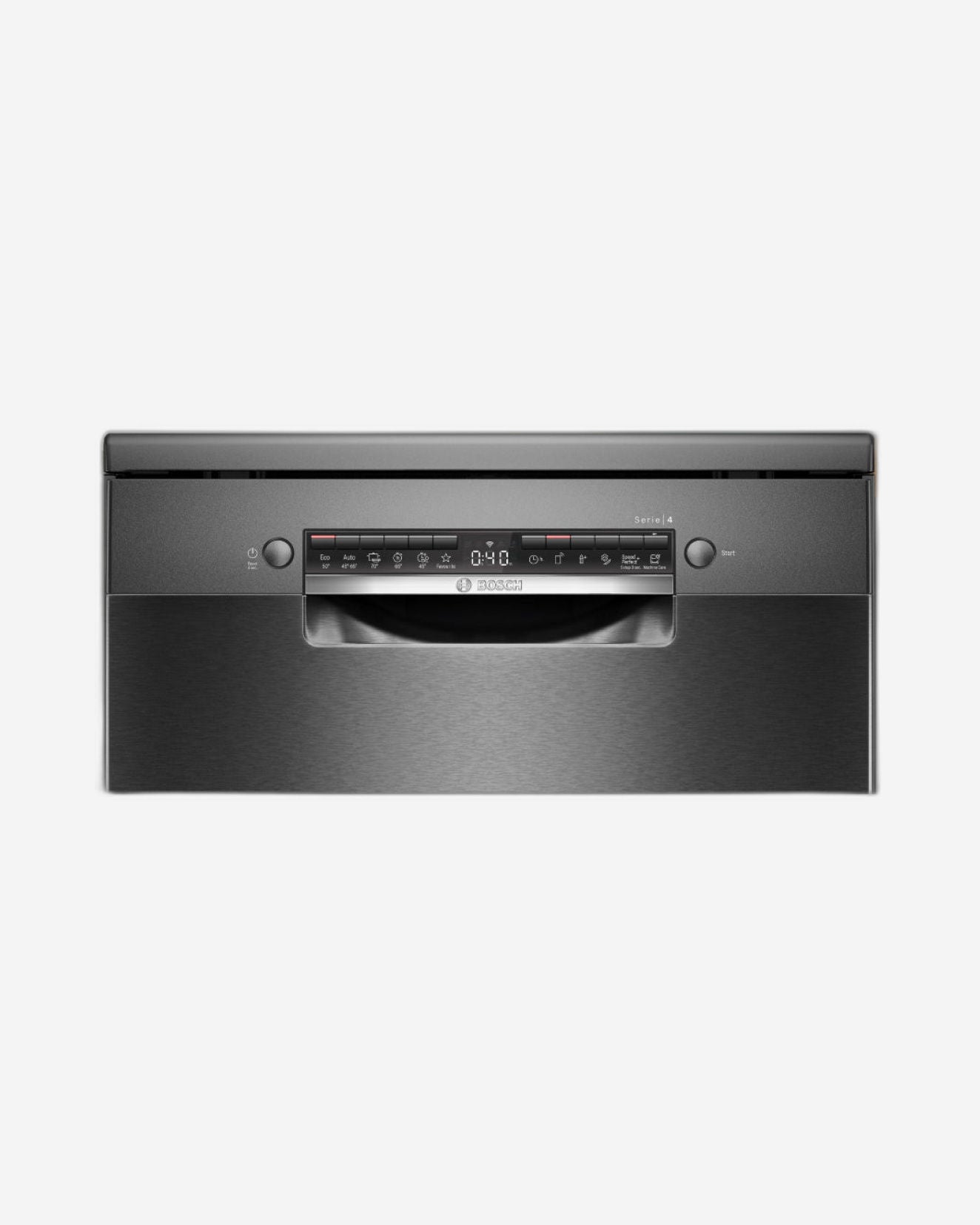 Bosch Series 4, free-standing dishwasher,60 cm - SMS4HMC00M Black inox