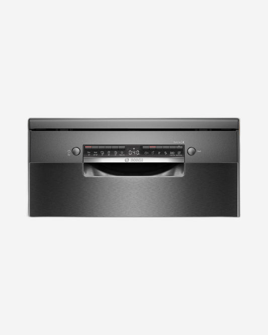 Bosch Series 4, free-standing dishwasher,60 cm - SMS4HMC00M Black inox